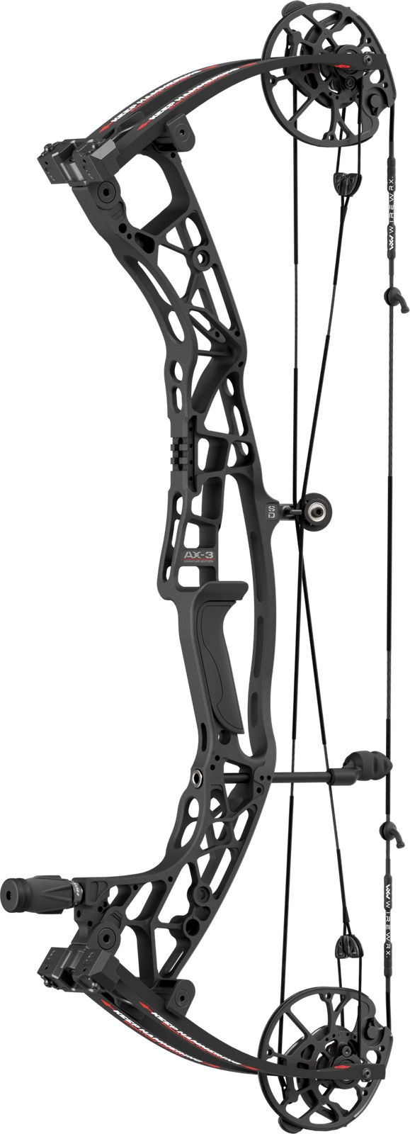 Hoyt Alpha AX-3 SD Hunting Compound Bow - Keep Hammering Blackout