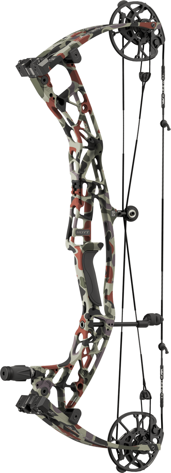 Hoyt Alpha AX-3 SD Hunting Compound Bow - Duck Camo