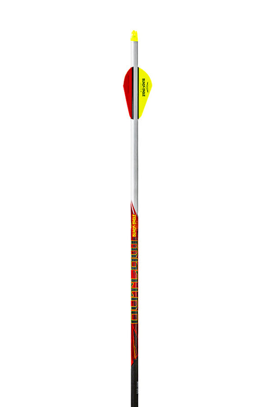 Outlaw Fletched Crested - White