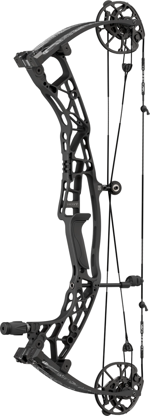 Hoyt Alpha AX-3 SD Hunting Compound Bow - Blackout