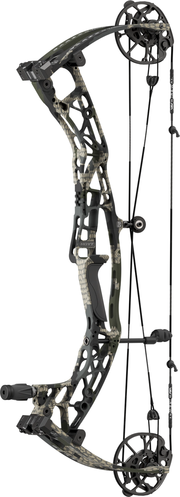 Hoyt Alpha AX-3 SD Hunting Compound Bow - Kuiu Verde Camo