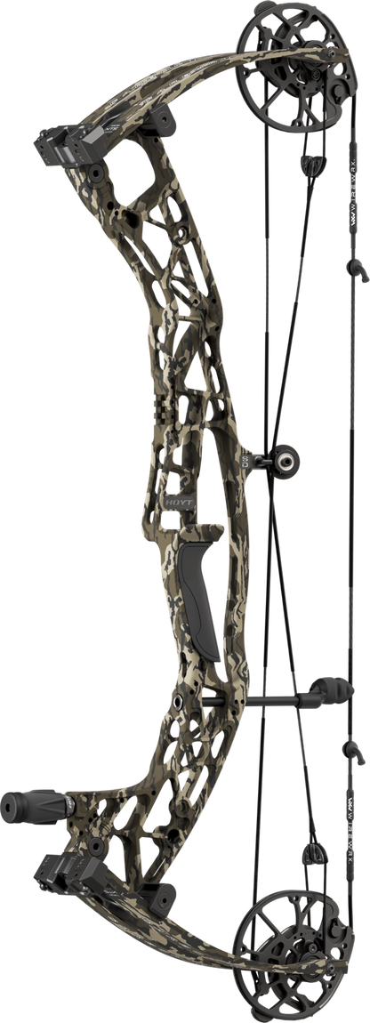 Hoyt Alpha AX-3 SD Hunting Compound Bow - Mossy Oak Bottomland Camo