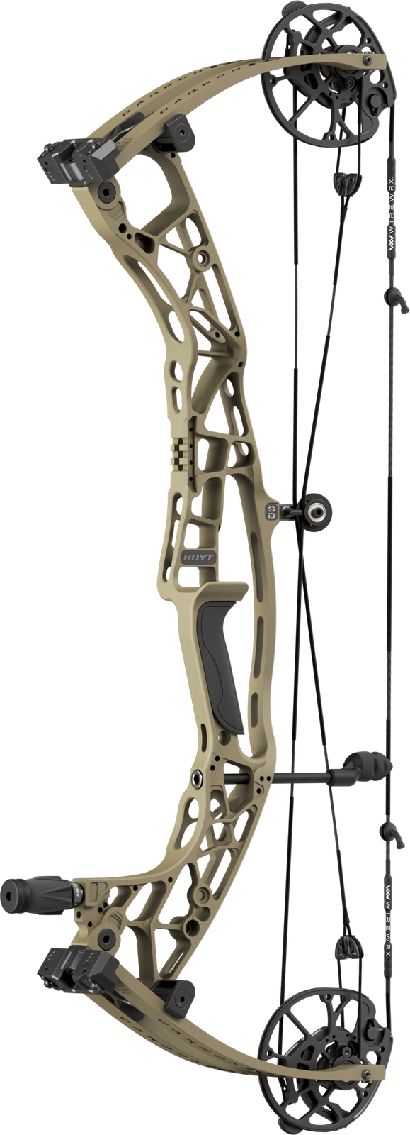 Hoyt Alpha AX-3 SD Hunting Compound Bow - Sandstorm